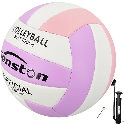 Senston Volleyball Official Size 5 - Waterproof Indoor/Outdoor Soft Volleyball for Youth Adults, Beach Play, Game, Gym, Training