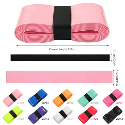 XIPEGPA 20 PCS Tennis Racket Grip Tape Badminton Racket Grip Tape for Tennis Badminton Squash Rackets