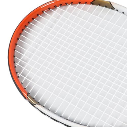 27 Inch Tennis Racket for Adults Teens, Aluminum Alloy Nylon Recreational Tennis Racquet with Comfort Grip and Racket Bag for Beginner Intermediate Players - color: Red