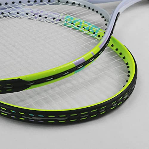 Tennis Racket Pre-Strung Lightweight 27 Inch Racquet Recreational Adult Rackets for Men Women Students Training Tennis Starter Kit with Balls,Carry Bag and Overgrips