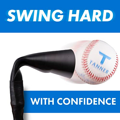 Tanner TEE The Original Youth Size Batting Tee (UP to Age 8)| Premium Adjustable Baseball/Softball Hitting Tee 20"-32", Flexible Hand-Rolled Flextop and Short Tee Stem for Ages 8 & Below (TT002)