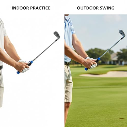 Golf Grip Trainer, Right Handed Golf Swing Trainer, Ensures Proper Posture & Tempo, Golf Training Aid for All Levels