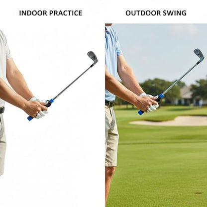 Golf Grip Trainer, Right Handed Golf Swing Trainer, Ensures Proper Posture & Tempo, Golf Training Aid for All Levels
