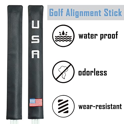 Golf Alignment Stick Cover Case Holder Hold at Least 3 Sticks - color: 1