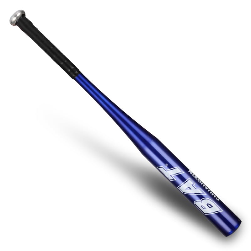 20 Inch Baseball bat Aluminium Baseball Bat Lightweight Youth Adult Outdoor Training and Practise Or Home Protection Baton - color: Blue