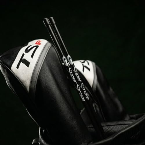SuperStroke Golf Alignment Sticks 45" Fiberglass Rods, Full Swing Training Aid Kit, Help's with Posture Correction and Shot Accuracy (Set of 2) - color: Black