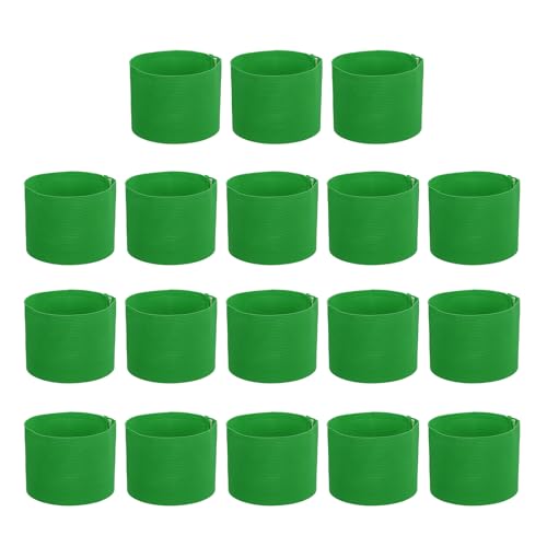 YOKIVE Captain Armbands, Elastic Armband Soccer Captain Arm Band - color: Grass Green