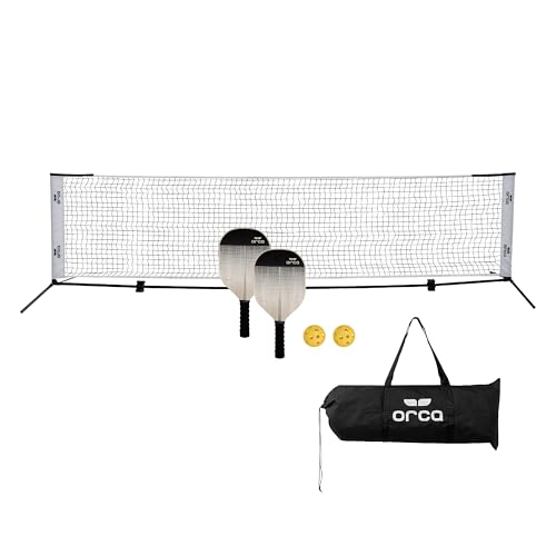 Orca Pickleball Nets Multiple Styles, Full Court and Half Court Sets, Perfect for Indoor and Outdoor Pickleball Games - style: 12.5 Ft. Pickleball Net