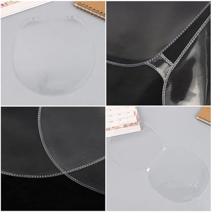 4 Pack Ping Pong Paddles Protector Film Transparent Non-Sticky Table Tennis Rackets Rubber Protective Film for Table Tennis Racket Rubber Sponge Care Kit PingPong Paddle Cleaner Cleaning Kit