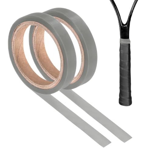 M METERXITY Grip Finishing Tape PVC Racket Wrap Grip Racquet Finishing Tapes for Pickleball/Racquetball - color: Gray