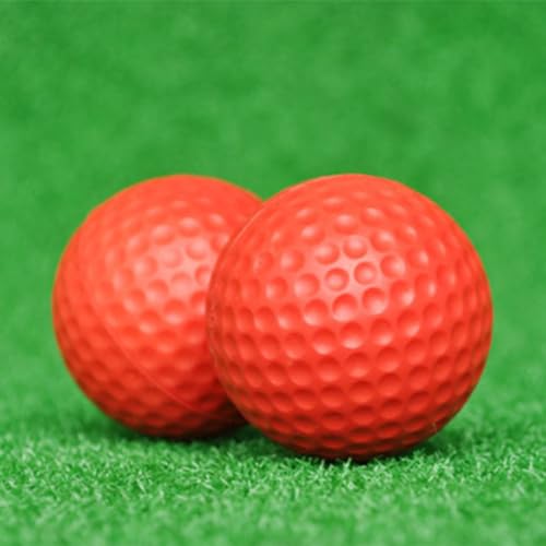 10 Pack Golf Practice Ball Elastic Foams Soft Golfs Training Exercise for Swing in/Outdoor Flight Ball