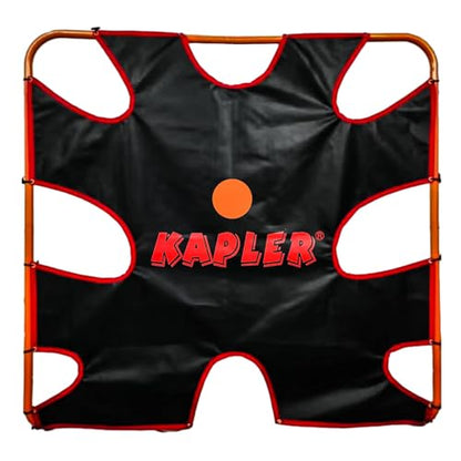 Kapler Lacrosse Goal Shooting Targets - 6x6ft Corner Target for Shooting Practice - Lacrosse Gifts for Boys and Girls - Fits Official Size Goals - style: With 8 Corner Pocket