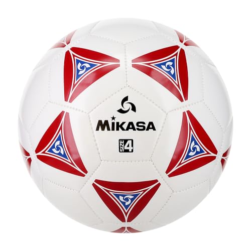 Mikasa Serious Soccer Ball - color: Red/white, size: 4