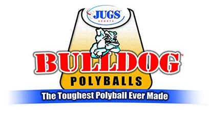JUGS Bulldog White Poly Baseballs - bulk box of 100 B6006
