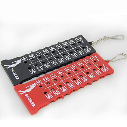 Handheld Golf Shot Count Putt Score Counter 18 Holes Scoring Keeper with for Key Chain Golf Training Golf Counter Golf Shot Counter Golf Score Counter 18 Holes 18 Hole Golf