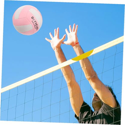 Outanaya Soft Volleyball for Indoor Training Durable Inflatable Practice Ball Excellent Control Handling for Sports Training Equipment Stylish Design for Competitions