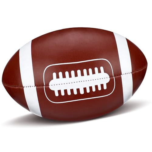 Soft Football Soft Stress Ball 6 Inch Mini Small Brown Football for Indoor Playing Catch Game Sport Decor Party Props Sport Reward Gift to Family and Friends