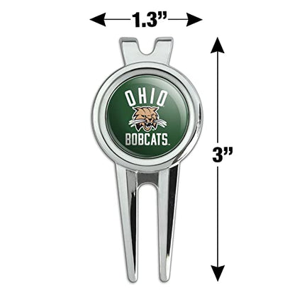 GRAPHICS & MORE Ohio University Bobcats Logo Golf Divot Repair Tool and Ball Marker