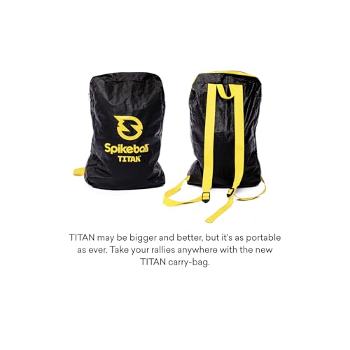 Spikeball Titan Game Set - Stronger Frame & Enhanced Stability, Includes 1 Pro Ball & 1 Atlas Ball, Competition Ready, Portable with Carry-Bag