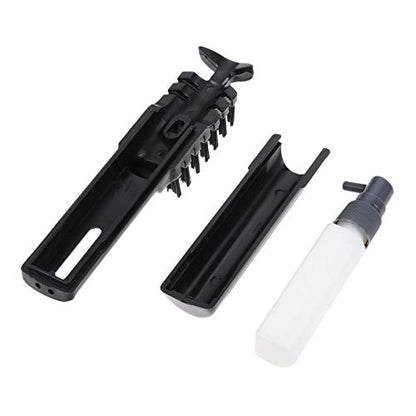 MUXSAM Golf Club Spray Brush, with Detachable Spray Bottle Water Brushes, 2-in-1 Golf Brush & Groove Cleaner Kit, Durable Cleaning Tool Practical Brush - Black