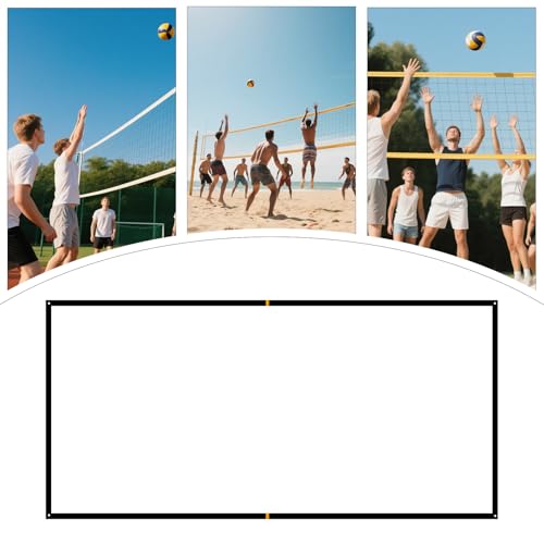 Lines Grass - Beach Outdoor Court 2 inches high More Visible, Backyard Court Lines - Visible Marking Rope Set Sports - color: Black