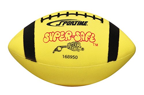 Sportime Super-Safe Youth Football, Size 7, Yellow and Black