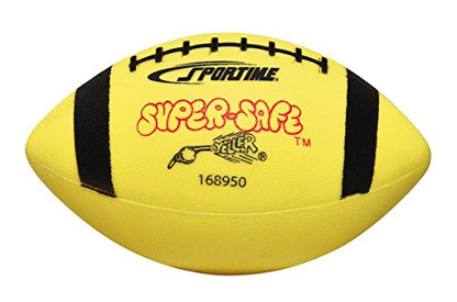 Sportime Super-Safe Youth Football, Size 7, Yellow and Black
