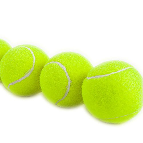 Practice Tennis Balls, Standard Training Exercise Tennis Balls, Rubber Balls for Beginners, Pack of 15