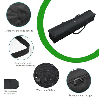 Heavy Duty Water-Resistant Long Duffle Bag - XL Canopy & Roof Tent Storage Organizer for Poles, Grill Tools, Hammock & Fishing Rods with MOLLE Straps (35''(L) x7.87''(W) x7.87''(H)) - size: 35''(L)x7.87''(W)x7.87''(H)