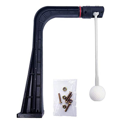 WINNER SPIRIT Real Swing 300 Golf Swing & Hitting Trainer, True Impact, Checking Path After Swing Practice Mat Groover Training Aid, Height Adjustable - style: Spare Support & Practice Ball Link Set