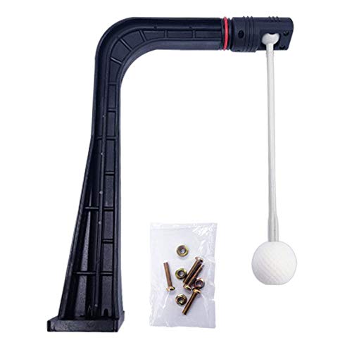 WINNER SPIRIT Real Swing 300 Golf Swing & Hitting Trainer, True Impact, Checking Path After Swing Practice Mat Groover Training Aid, Height Adjustable - style: Spare Support & Practice Ball Link Set
