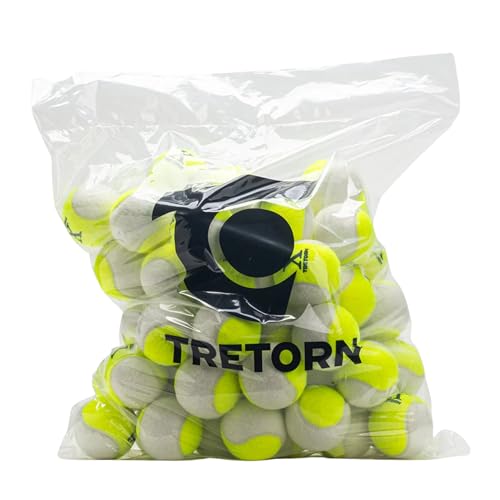TRETORN Micro-X (2-Tone) Pressureless Tennis Balls (Bag of 72 Balls)