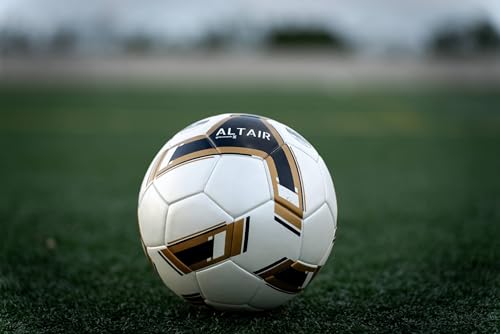 Grassroots Athletics ALTAIR Soccer Ball - Premium Quality - Size 5 Football, Professional Performance, Textured Grip, Seamless Design - Ideal for Competitive Play and Training