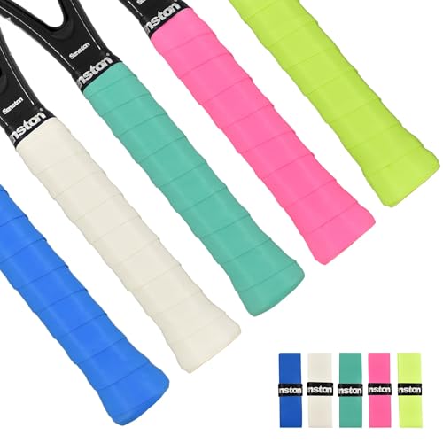 Senston New Rackets Grip Anti Slip Perforated Super Absorbent Tennis Overgrip Badminton Overgrip Pickleballs Overgrip - color: 5 colors, style: flat