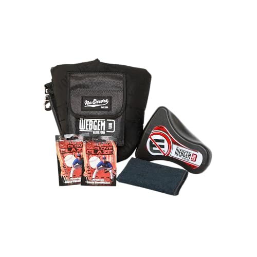 No Errors WebGem Fielder’s Glove Care System – Formation & Break-in Tool for Baseball Mitts, Holds Shape, Essential Gear, Gift for Players - style: Flare
