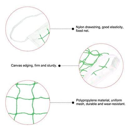 PATIKIL Badminton Net, Badminton Court Netting Replacement for Outdoor Indoor Beach Backyard - color: Green