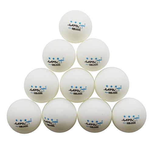 MAPOL 50 White 3-Star Table Tennis Ball Premium Training Ping Pong Balls