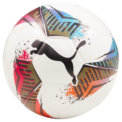 Puma Futsal Soccer Ball - Choose Your Perfect Match: MS Ball for Maximum Fun or TB FIFA Pro Ball for High Performance, Multiple Colors (PUMA White-Garnet Rose-Dusty Aqua (PRO), 4)