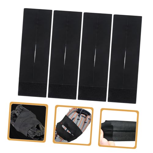 Abaodam 4pcs Baseball Glove Straps Lacing Kit for Softball Reusable Wrap Band for Catcher Glove Protection Accessories