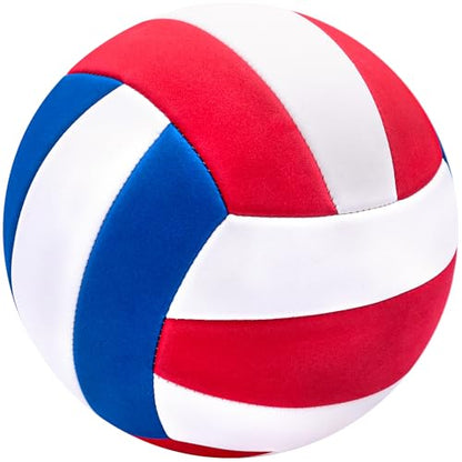 RUN2PEAK Light Soft Beginner Volleyball - Lightweight EVA Soft Foam Composite Cover Training Ball, Official Size 5 - Gentle on Arms, Safe for Indoor Play, Youth Practice, or Recreational Games