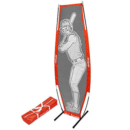 GoSports Baseball & Softball Xtraman Dummy Batter Pitching Training Mannequin - Practice Pitching Aid for Improved Accuracy and Safety - style: Softball