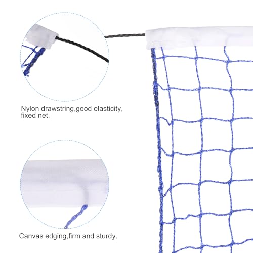 PATIKIL 20 x 2.5 Ft Badminton Net, Portable Badminton Court Netting Sports Replacement for Outdoor Indoor Beach Backyard Game, Navy Blue