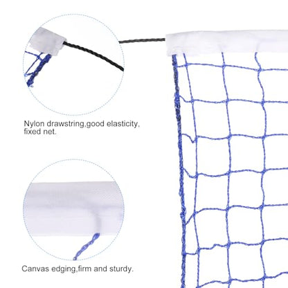 PATIKIL 20 x 2.5 Ft Badminton Net, Portable Badminton Court Netting Sports Replacement for Outdoor Indoor Beach Backyard Game, Navy Blue