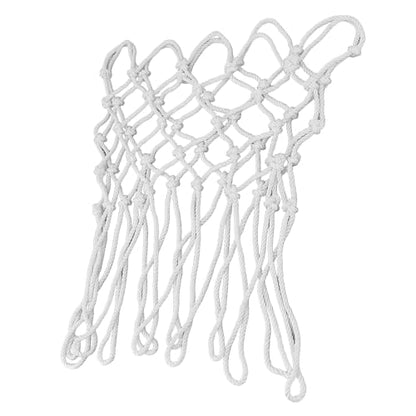 Basketball Net Replacement, All Weather Polyester, White - Durable Anti Whip Design, Fits Standard Indoor Outdoor Rims, Professional Use