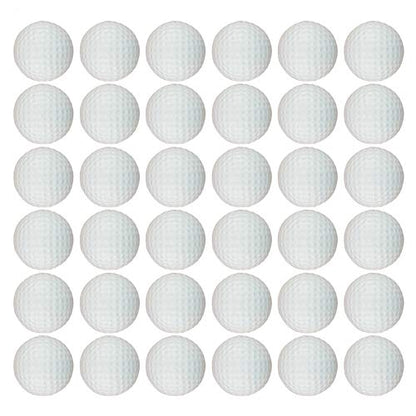 Dsmile 36 Pack Foam Golf Practice Balls Light Soft Elastic Training Multifunction Sport Balls - color: White*36