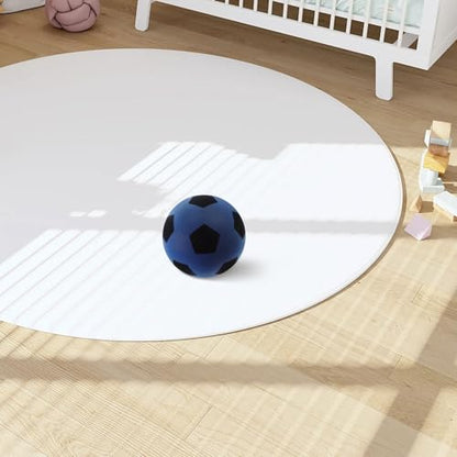 LIOOBO Silent Indoor Soccer Ball for Soft PU Material Quiet Football for Skill Training and Reaction Improvement Safe Juggling Ball for Home and School Play
