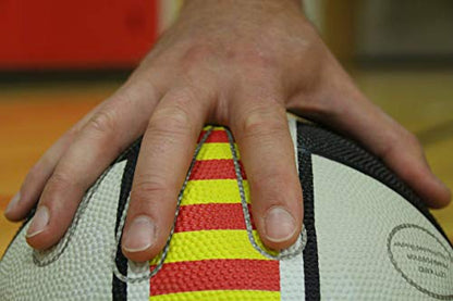 The Shooting Coach® Training Basketball, Improve Shooting Form and Develop The Perfect Jump Shot with Every Release, Identify Proper Release and Rotation and Fix Bad Shooting Habits (Men's)