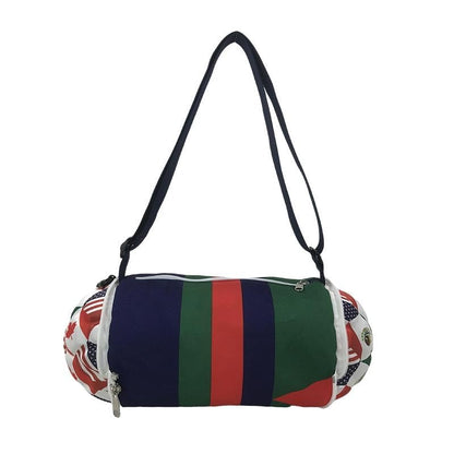 2-in-1 Soccer Ball World Cup Duffle Bag with Carrying Strap, Sports Equipment Storage, Decorative Display