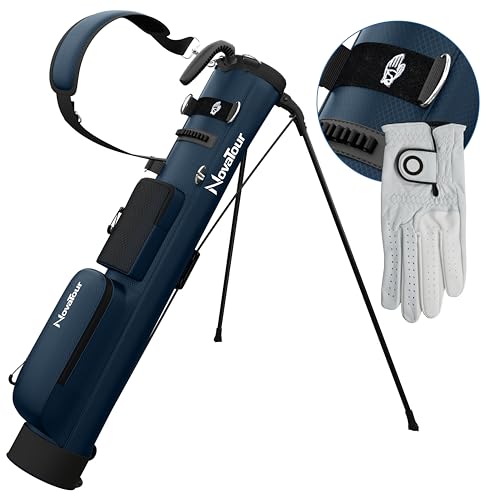 NovaTour Par 3 Golf Bag, Ultra Lightweight, Small Golf Bag for Par 3 and Executive Courses - color: Atlantic Blue