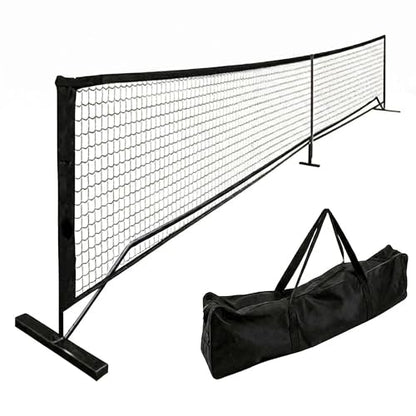 Portable Pickleball Net System, Pickle Ball Set with Wheels for Driveway, Indoor Steady Pickleball Stand with Carrying Bag for Backyards Outdoor